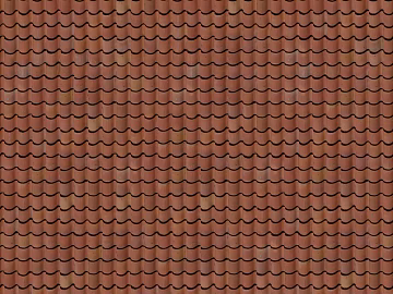 Villa building roof clay ceramic tiles texture (ID:ffach868693)