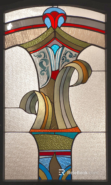 Art glass texture