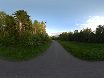 Outdoor Woods Road Daytime HDR texture (ID:ffabg22481)