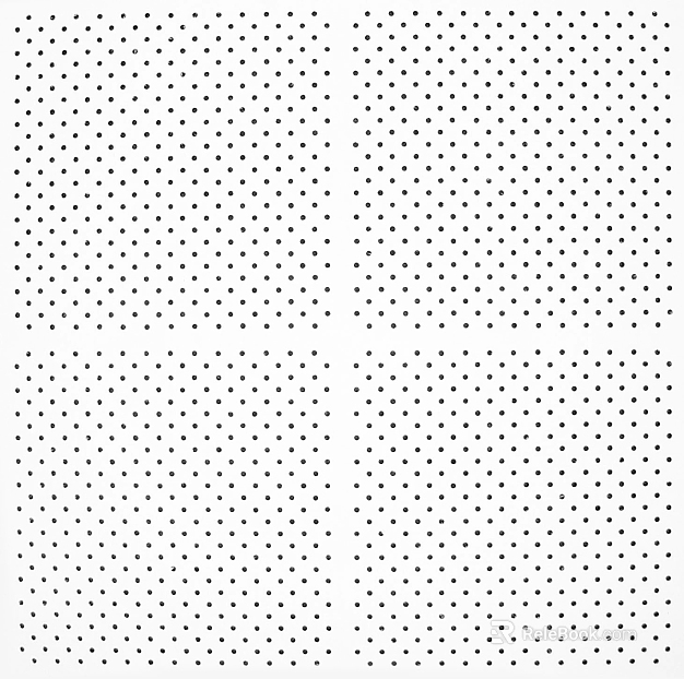 Perforated plate metal texture