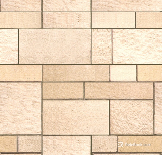 Brick wall yellow Huanggangyan exterior wall brick texture