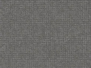Dark gray ceramic mosaic kitchen wall 3d model
