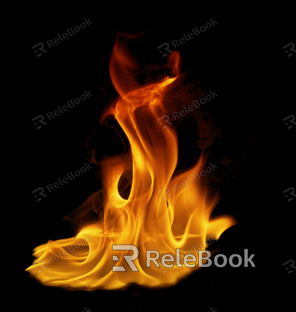 Flame texture texture