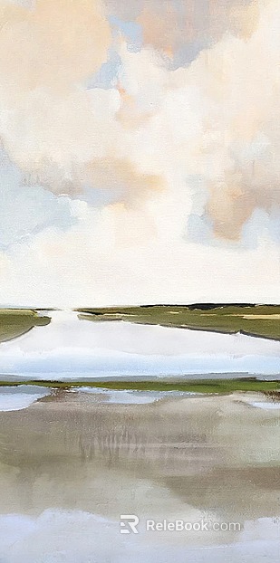 landscape painting texture