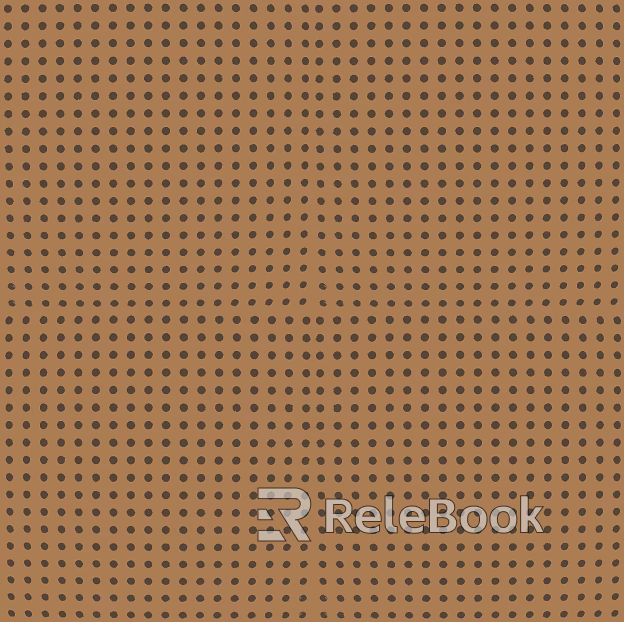 Perforated plate metal texture