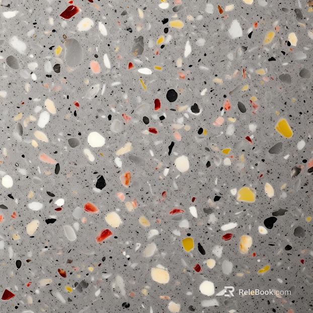 light gray terrazzo texture