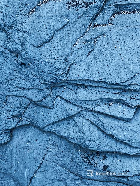 Rock ink blue rock texture