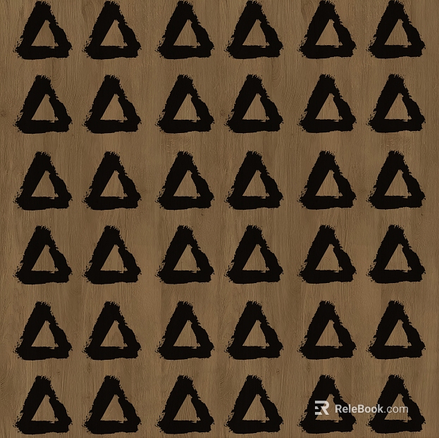 Silent Brown Triangle Finishing texture