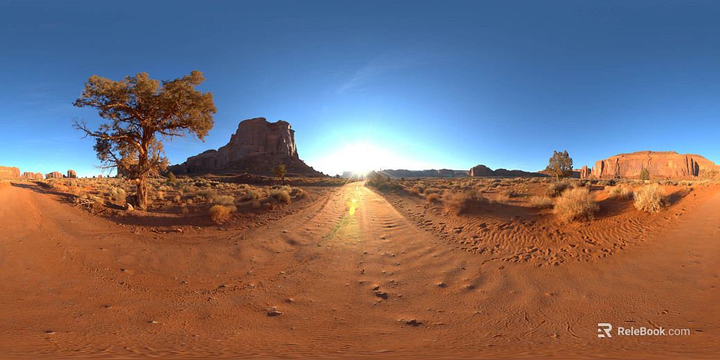 Outdoor Wilderness Blue Sky Sunny Day HDR texture