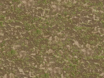 Turf ground 3d model