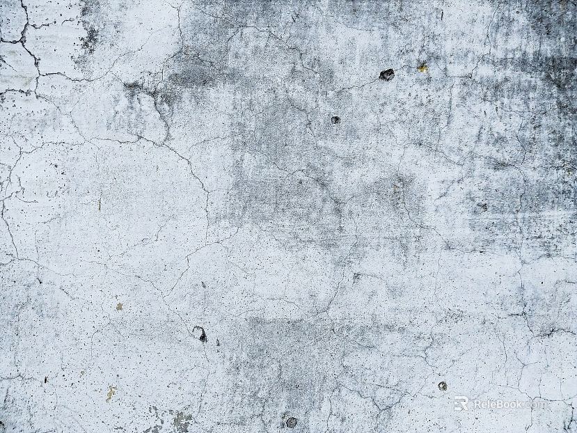 Cement wall white ash old wall texture