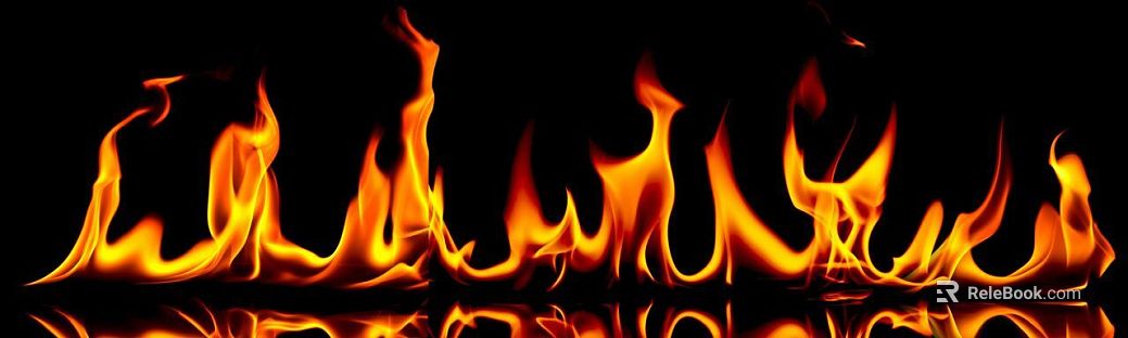Orange flame texture material texture