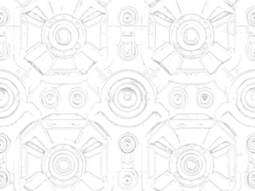 White mechanical grain metal plate industrial decorative surface 3d model