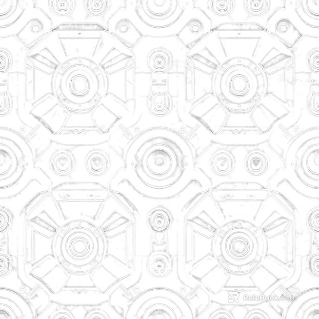 White mechanical grain metal plate industrial decorative surface texture