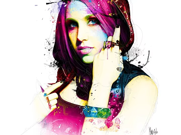 figure painting texture (ID:ffacg34081)