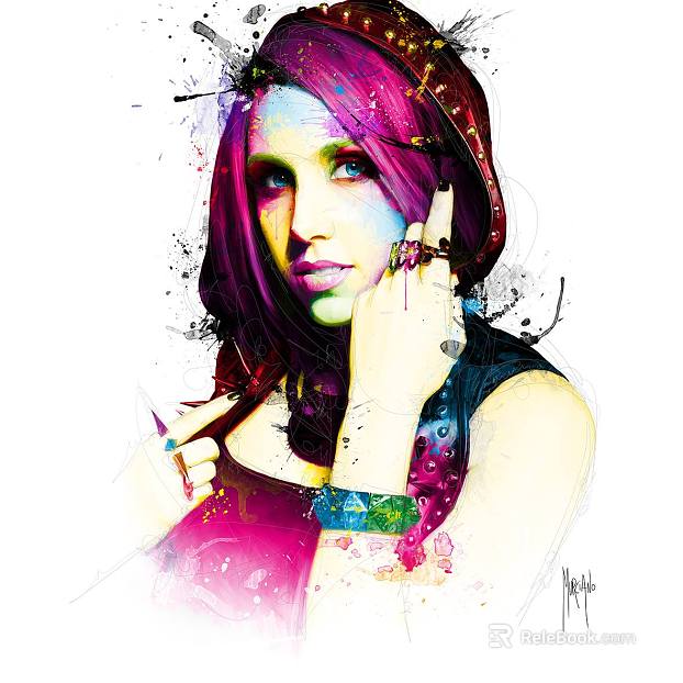 figure painting texture