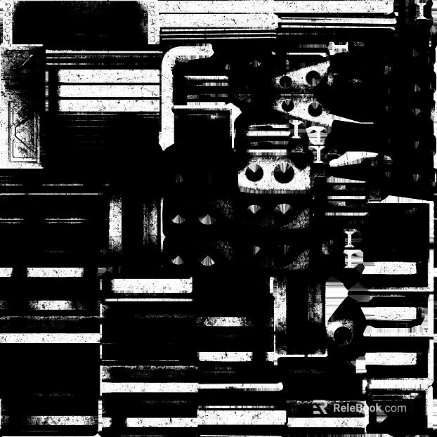 Industrial wind black gray old metal plate texture
