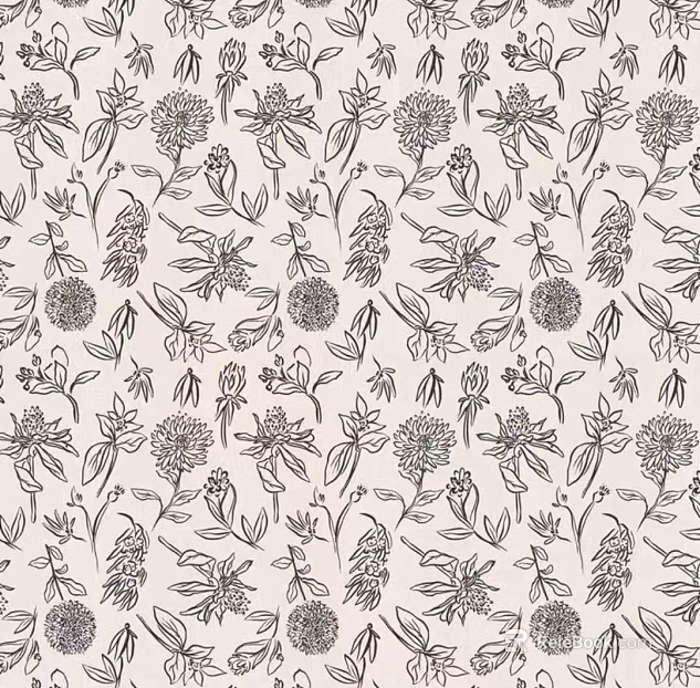 Floral Plant Flower Wallpaper Wall Cloth Wallpaper Wall Cloth Pattern Cloth texture