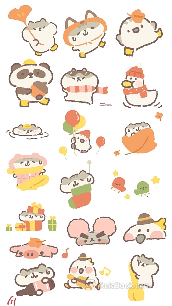 cartoon painting texture