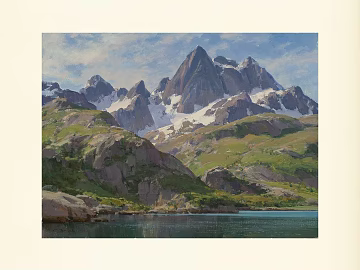 landscape painting texture (ID:ffajg25745)