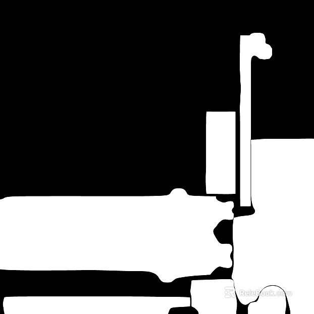 Black and white abstract bump map texture