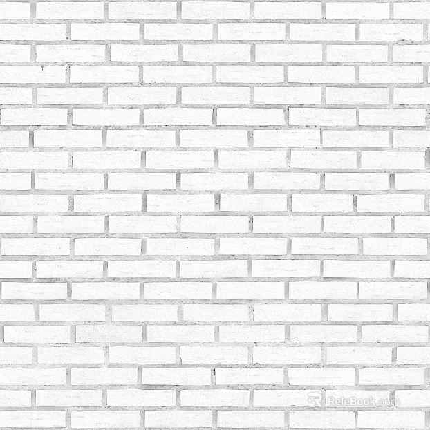 White old brick wall wall ground texture