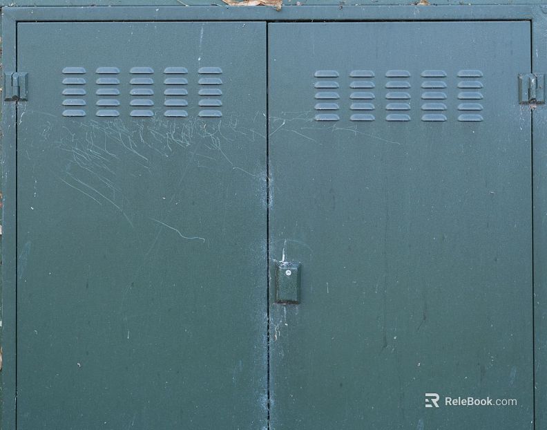 Metal door texture