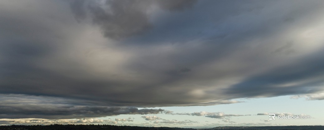 Dark dark clouds, cloudy sky, storm disaster coming texture