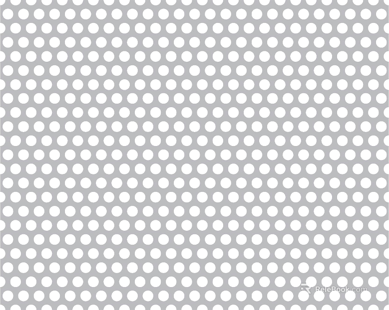 Perforated plate metal texture