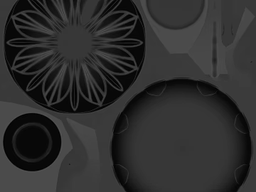 Black and White Pattern Bump Map texture (ID:ffaeh337639)