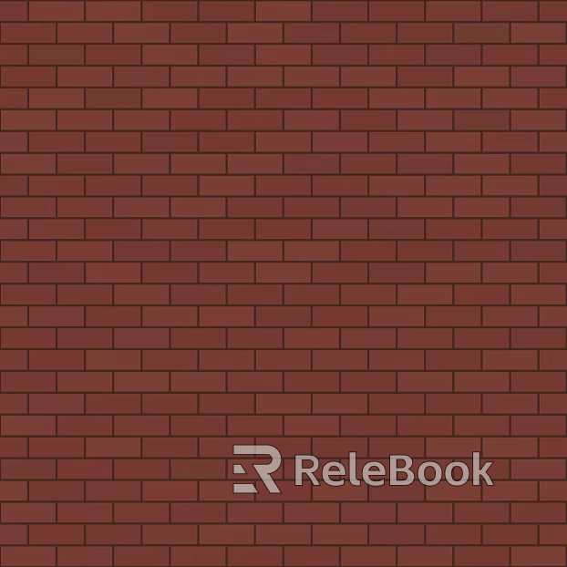 Brick wall villa facade red cultural brick texture