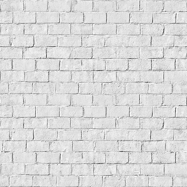 Brick wall exterior wall white square brick seamless texture