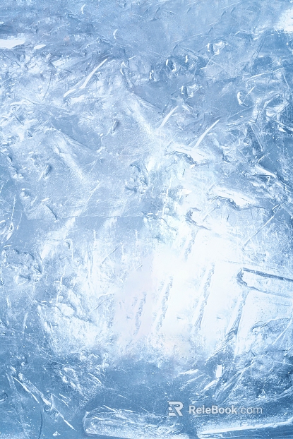 Light blue ice decorative background texture