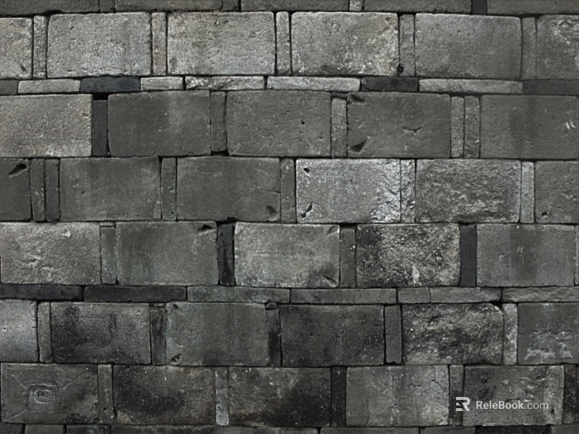brick wall black wall texture