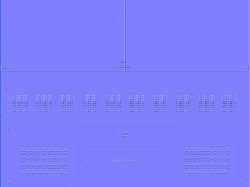 Blue perforated metal cabinet panel texture (ID:ffaeh580676)