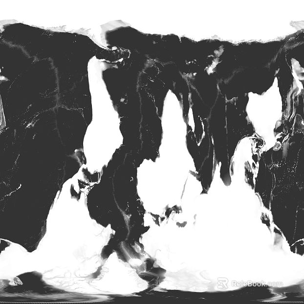 Black and white ink pattern marble background wall texture