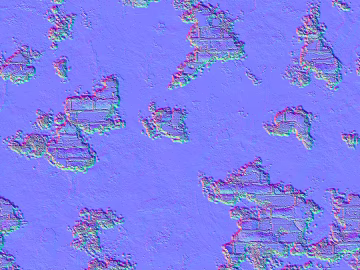 Damaged cement old cement wall face red brick wall normal concave-convex texture (ID:ffach536655)