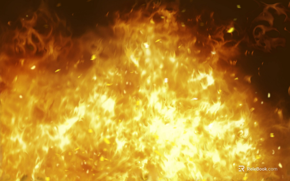 Flame texture texture