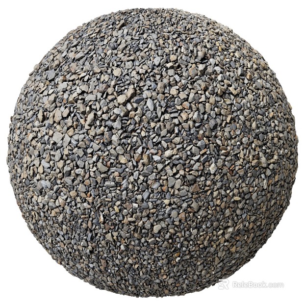 Gravel PBR texture
