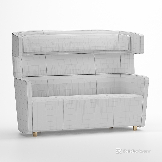 Light gray soft double sofa texture