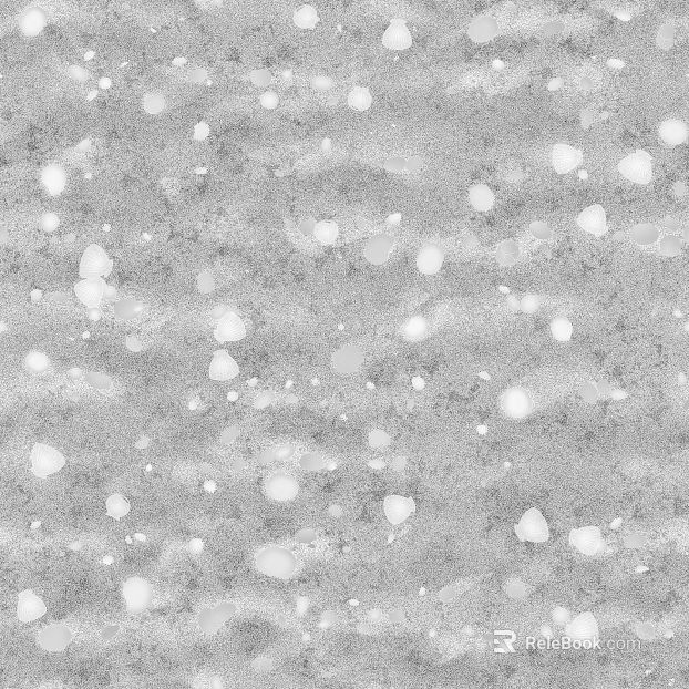 Light gray shell sand ground decoration texture