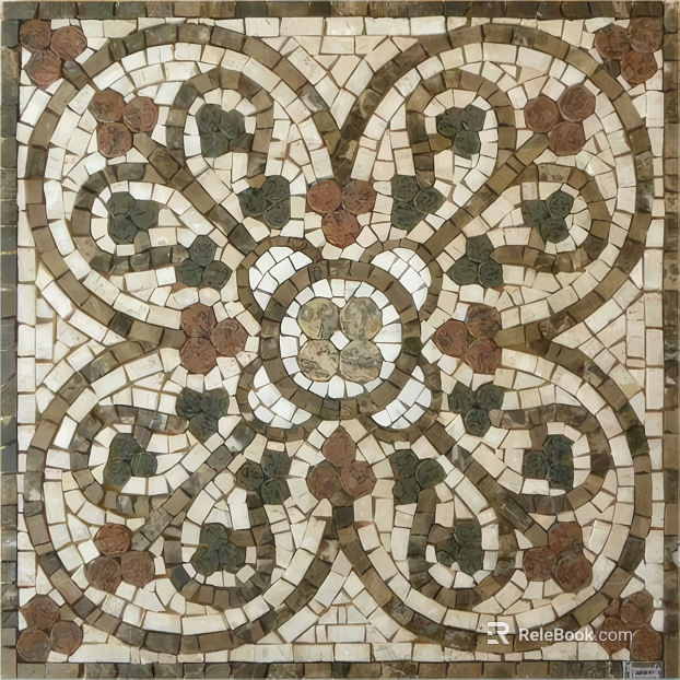 Stone parquet texture
