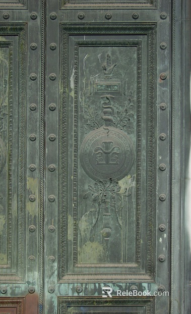 Metal door texture
