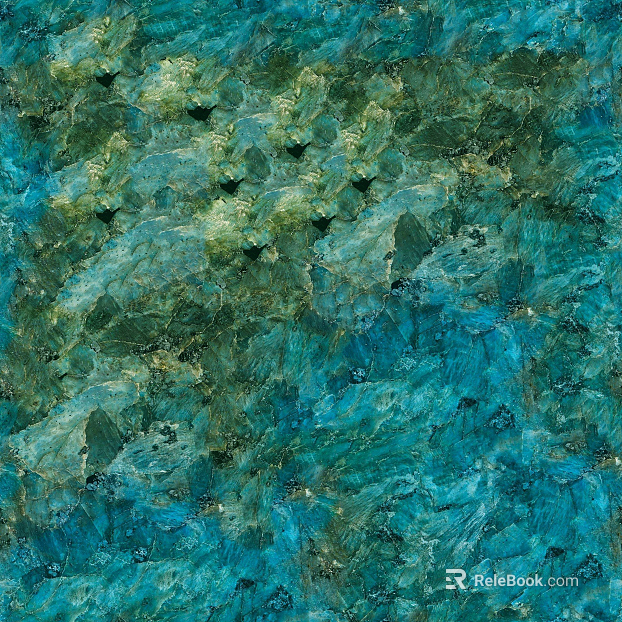 Dreamy blue-green stone texture texture