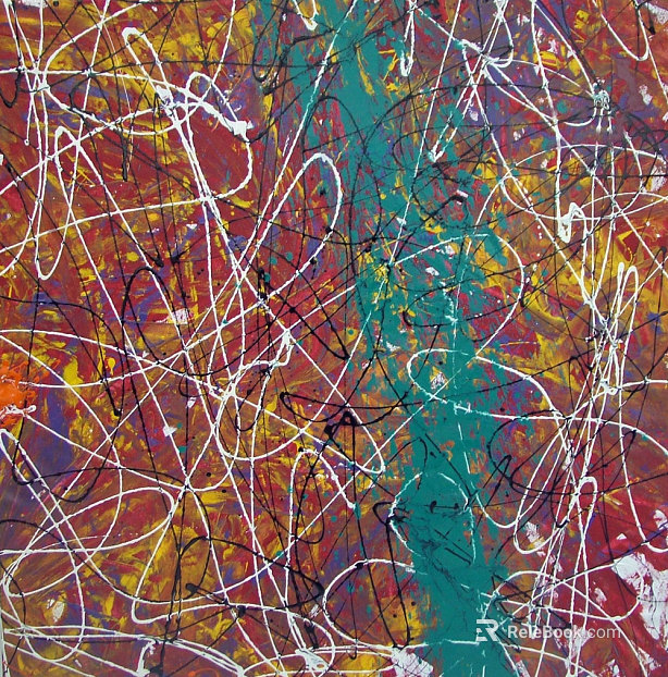 dotted decorative painting texture