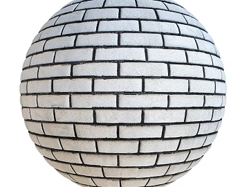 Brick wall 2PBR texture (ID:ffach303714)