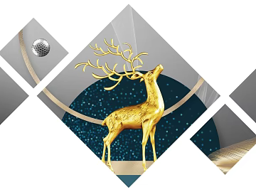 decorative painting 3d model