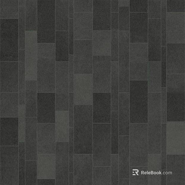 Deep gray antique brick indoor ground paving texture