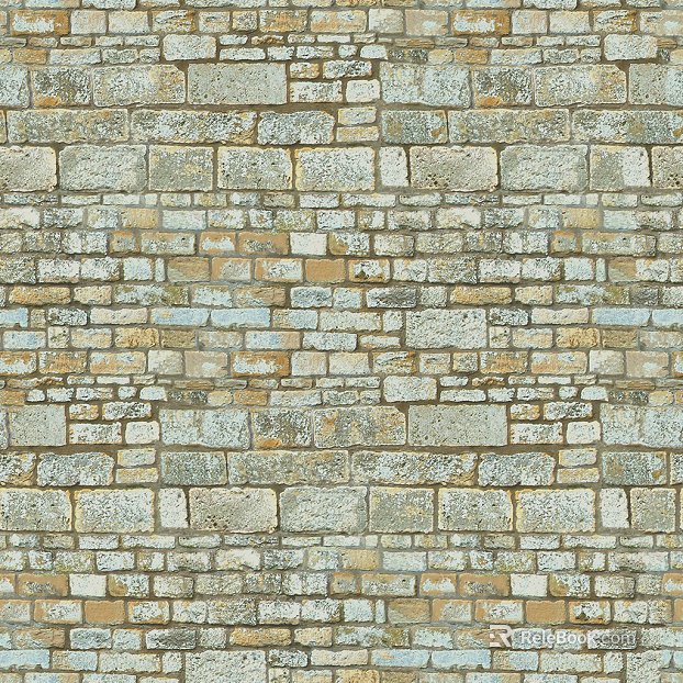 Outdoor building rock block stone wall brick wall ground texture
