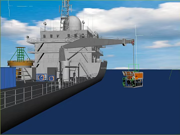 Exterior Map of Sea Ship Operation Scene texture (ID:ffaeh137371)